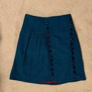 Deep Teal Tulle Brand Skirt Size S